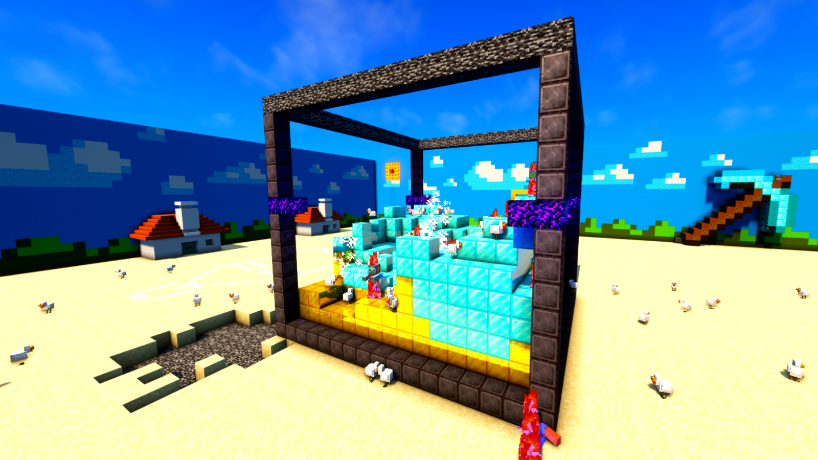 埋め立てモード：枠内をブロックで埋める初心者向けゲームモードのプレイ画面