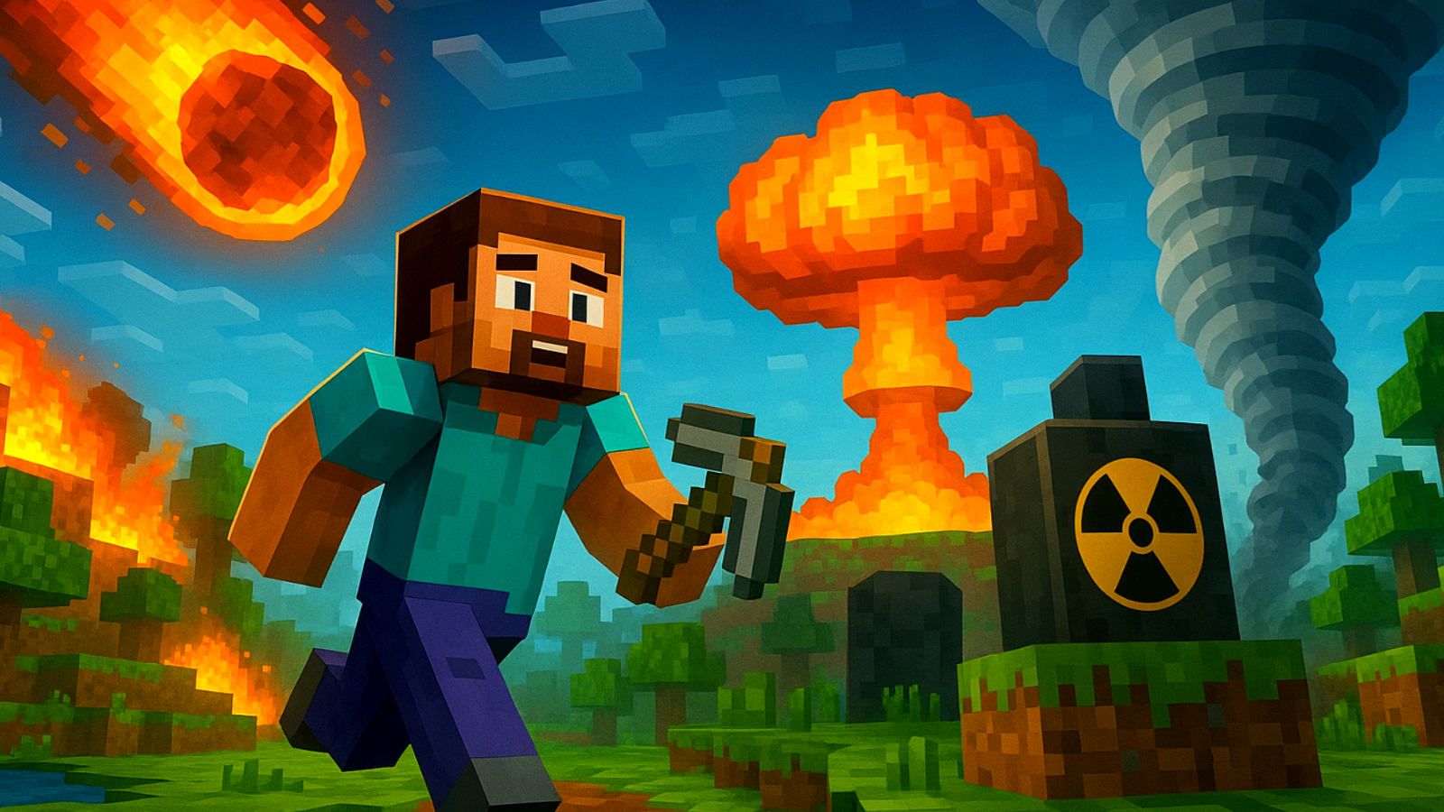 サバイバルモード：究極のサバイバル体験ができる上級者向けゲームモードのプレイ画面